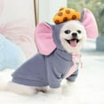 thumbnail image 3 of Spdoo Warm Dog Winter Clothes Cute Mouse Cheese Dog Coat Hoodies Fleece Pet Dogs Costume Jacket for French Bulldog Chihuahua, 3 of 6