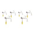 thumbnail image 4 of Yuarrent River Professional Hard Lure Bait Fish Kit de anzuelos triples Wobblers Crankbait Aparejos de pesca Accesorios 4cm + 5cm + 6cm Type2 NO2 Yuarrent CBP251311, 4 of 6