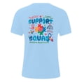 thumbnail image 5 of Autism Awareness T-Shirts for Women and Men, Short-Sleeve with Round Neck, Autism Support Graphic Tees(Light Blue,XXXL), 5 of 6