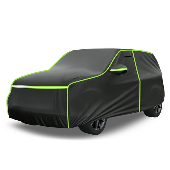 Car Cover Waterproof All Weather for Kia Soul 210D Waterproof Membrane Black 1 Pc