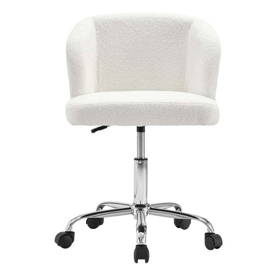 Stylehouse Boucle Wingback Swivel Desk Chair