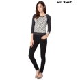 thumbnail image 2 of Sudadera Aeropostale con Estampado de Leopardo para Mujer Negro Mediano, 2 of 2