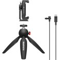 thumbnail image 1 of Sennheiser lav TP Kit Mobile USB-C avec Trépied Mini Manfrotto PIXI, Noir, 1, 1 of 7