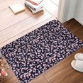 thumbnail image 5 of Xecao Flower print Flannel Mat: Non-slip, 16x24in. Ideal for kitchen, bedroom, bath & living room., 5 of 9
