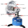 thumbnail image 4 of Portable Outdoor Gas Heater for Camping and Fishing - Lightweight Mini Gas Stove for Efficient Winter Heating, 4 of 9