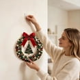 thumbnail image 5 of EaseDay DIY Beaded Christmas Tree Pearl Wreath Craft Kit Festive Holiday Art Set Home Porch Wall Hanging Decoration Handcrafted Gift for Adults and Families, 5 of 5