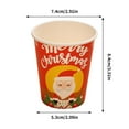 thumbnail image 3 of TanSiDing 10pcs Christmas Party Plates & Cups Set, Disposable Santa Claus Design, Festive Dinnerware for Holiday Gatherings, Durable Paper Tableware 7.4*5.3*8.4, 3 of 8