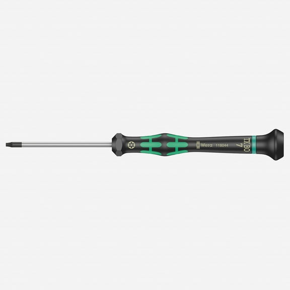 Wera 118044 T7s x 60mm Kraftform Micro Security Torx Precision Screwdriver