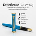 ONLINE MagiXX Erasable Ink Fountain Pen Cartridges - Royal Blue, 3 Pack (700m Writing Per Cartridge)