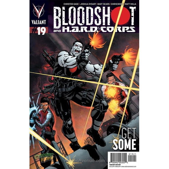 Bloodshot and H.A.R.D. Corps #19A VF ; Valiant Comic Book