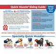 thumbnail image 2 of Piccardmeds4pets Nylon Plain Short Snout Dog Muzzle, Blue, XS, 2 of 4