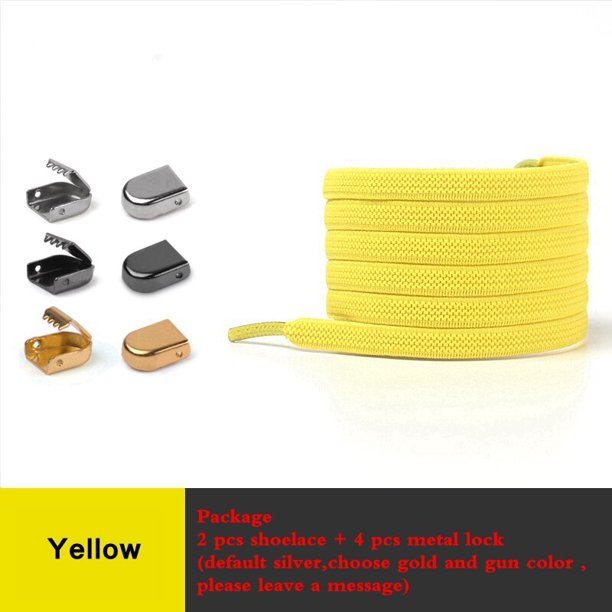 Nuevos cordones elásticos, cordones para zapatos sin atar, zapatillas de ocio para exteriores, cordones planos de seguridad rápida, cordones perezosos Unisex para niños y adultos, Francia Gao Jinjia LED