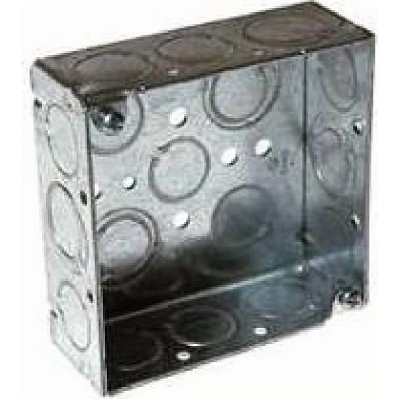 Raco 4" SQ Box 1-1/2" Deep Ko 8189