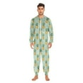 thumbnail image 6 of joogoo Pineapples Summer Unisex Adults Onesies Pajamas Jumpsuits L, 6 of 7