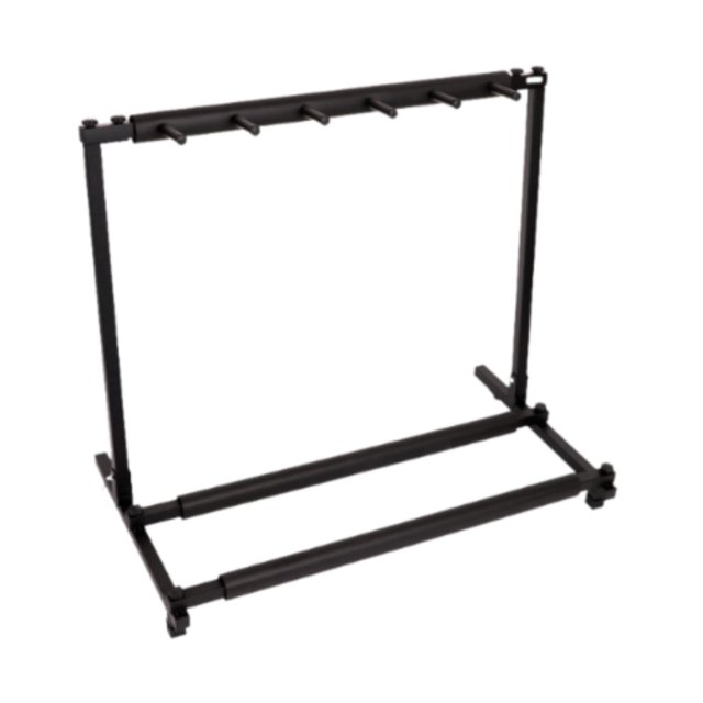 Soporte de guitarra para varias guitarras Soporte de guitarra y bajo con 5 soportes Soporte de suelo para guitarra Estante de exhibición plegable para