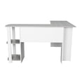 thumbnail image 4 of Techni Office Solutions 53.5" Gray Durable L-Shaped Computer Desk, 4 of 9