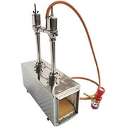 Simond Store Double Burner Rectangle Shape Propane Gas Stainless Steel Forge for Blacksmithing 4.8” (H) x 4.8” (W) x 18” (L).