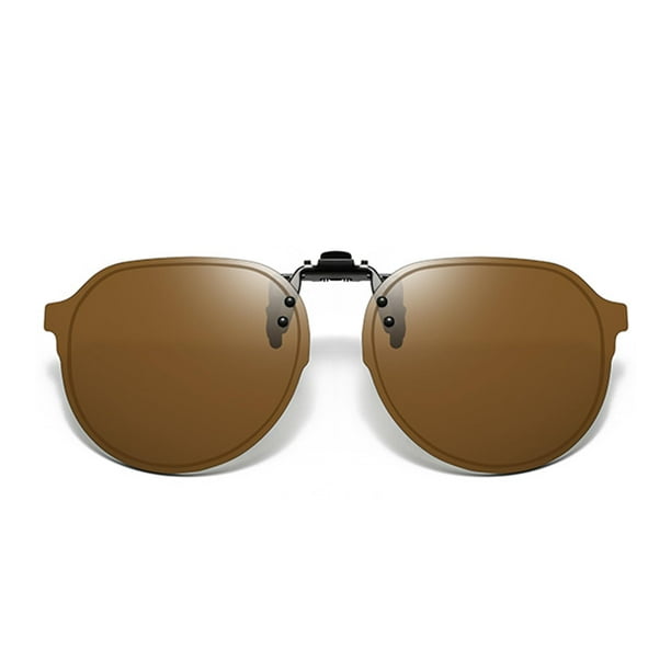Gafas de sol redondas estilo retro FRAZALA con clip y protección UV400 para hombres y mujeres