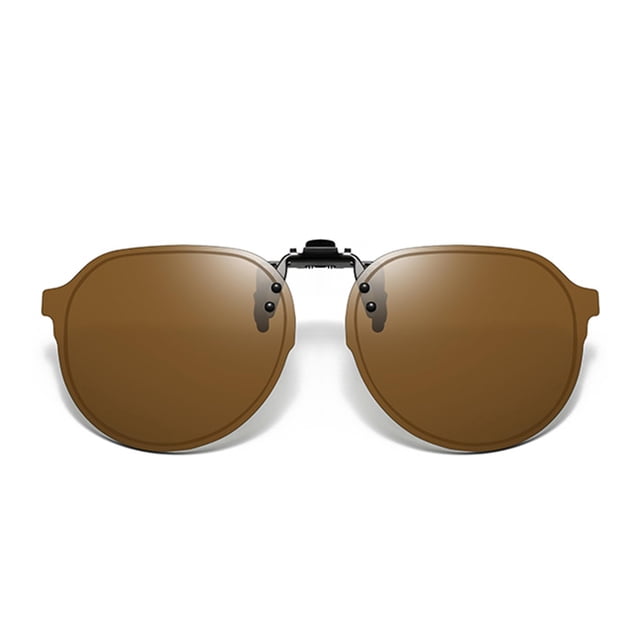Gafas de sol redondas estilo retro FRAZALA con clip y protección UV400 para hombres y mujeres