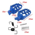 thumbnail image 4 of Ygjytge 1 Par Reposapiés Motocicleta Pedal Clavijas Metal para PW50 PW80 (azul), 4 of 8
