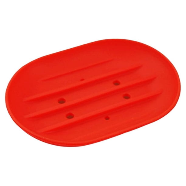 Toystoory Jabonera de silicona Soporte Bandeja Contenedor Ducha Senderismo Baño Type3 NO3