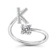 thumbnail image 3 of Anillo creativo de 26 letras con microdiamantes ajustable de Europa y Estados Unidos, anillo de joyería de la A a la Z en inglés, 3 of 6