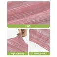 thumbnail image 4 of Pink Bar Stool Covers Set of 2, Vintage Modern Abstract Art Ombre Stretch Washable Bar Chair Covers with Backs, Removable Pub Counter Height Chair Cover for Kitchen Dining Room Cafe, 4 of 7