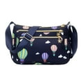 thumbnail image 1 of Sonducket Bolso de hombro para mujer, bandolera con cierre de cremallera de estilo informal para fiestas y viajes para niñas, bolsa para mujer, Bolsas de mensajero y de hombro Globo Caliente Azul, 1 of 6