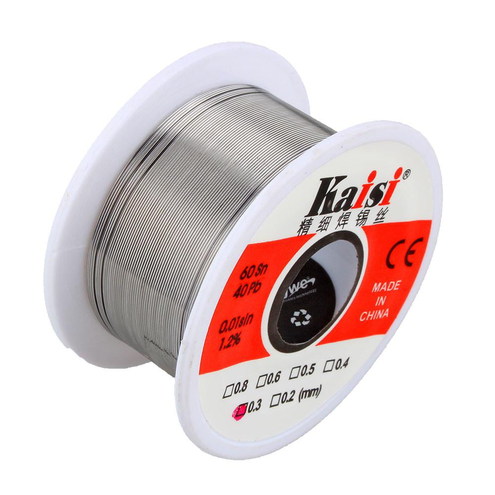 1PC 0.5mm 50G Solder Wire 60//40 Rosin Core Flux 1.2/% Tin Lead Roll Soldering