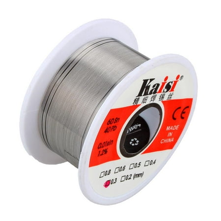 50g 0.3mm-0.6mm Tin Lead Roll 60/40 Rosin Core Flux Solder Wire cored (Best Solder Wire Brand)