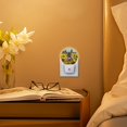 thumbnail image 2 of Night Light Plug into Wall,Dusk to Dawn Sensor Auto-On/Off for Bathroom, Hallway,Kids Room-Cute Little Donkey Surrounded By Sunflowers, 2 of 4