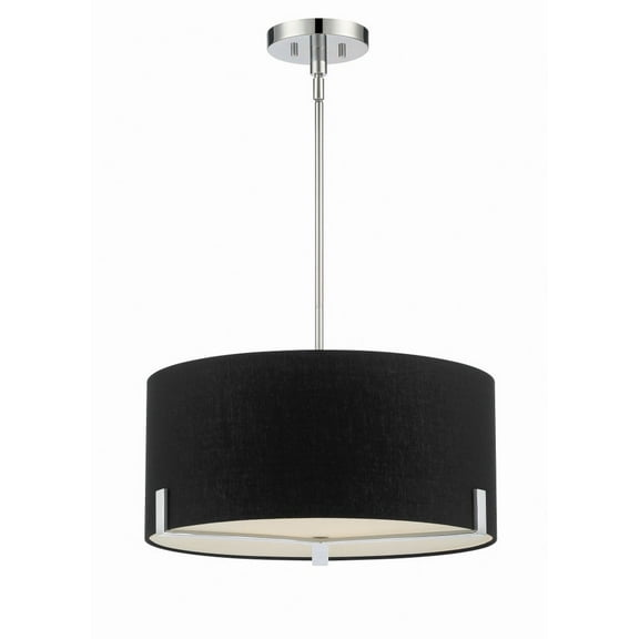 2153-77-Minka Lavery-Westboro Boulevard - 3 Light Pendant-9 Inches Tall and 20 Inches Wide-Chrome Finish