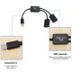 thumbnail image 5 of Cable divisor en Y para concentrador de carga OTG tipo C USB 3.1 macho a doble OTG hembra 2.0, 5 of 8