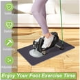 thumbnail image 5 of Non Slip Under Desk Elliptical Mat, Exercise Mat for Ellipse Leg Exerciser Machine, Suitable for Electric Seated Foot Pedal Exerciser, Enhance Stability & Protect Wooden Floor (23.6"L x 17"W), 5 of 5