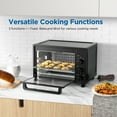 thumbnail image 4 of Mainstays XL Toaster Oven, 34QT, 6-Slice Family Size, Black, 1500W, New, 4 of 9
