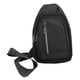 thumbnail image 3 of Elegante bolso de hombro de lona de gran capacidad para hombre, de color negro clásico, con múltiples capas de almacenamiento para compras y viajes, 3 of 8