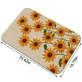 thumbnail image 3 of Lilgiuy Summer Savings Clearance Summer Sunflower Entry Door Mat Welcome Floor Doormat 23.62 X 15.75in Non Slip Floor Mat Summer Holiday Funny Novelty Door Mats Indoor Outdoor Decor, 3 of 5