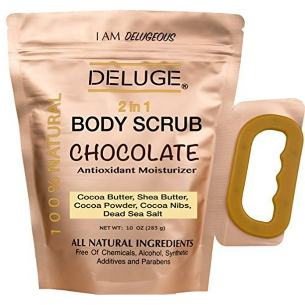 CHOCOLATE BODY SCRUB 100 NATURAL. Firm SkinAntiAging Moisturizing