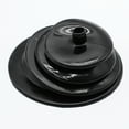 thumbnail image 4 of For Gasket 1651 Shifter Boot Small Round Black Rubber 5.250 Inch Round Plate Gear Stick Shift Knob Cover Boot Gaiter, 4 of 8