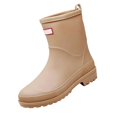 thumbnail image 3 of Willtoo Mid Calf Rain Boots for Women,Waterproof Garden Shoes Anti-Slip Rainboots,Outdoor Work Rain Shoes, 3 of 5