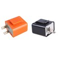 thumbnail image 4 of Transemion 2 Pin Motorcycle LED Flashers Square Stable Signal Indicator Signals Blinker Replacing Blinking Lighting Parts Black 1pcs 1Set, 4 of 6