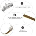 thumbnail image 3 of 2pcs Baby Girl Crown Headband Newborn Infant Decorative Tiara Fairy Crown, 3 of 4