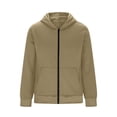 thumbnail image 4 of Backpack Hoodie for Men Cute Travel Hoodies Zip Up Long Sleeve Hooded Sweatshirt Fashion Casual Camp Outfits with Pockets, 4 of 6