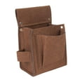 thumbnail image 2 of Gazechimp Nail Pouch Nail Tool Pouch Bag Multipurpose Bag Tool Holder Organizer Adjustable Brown 13x19x8cm, 2 of 8