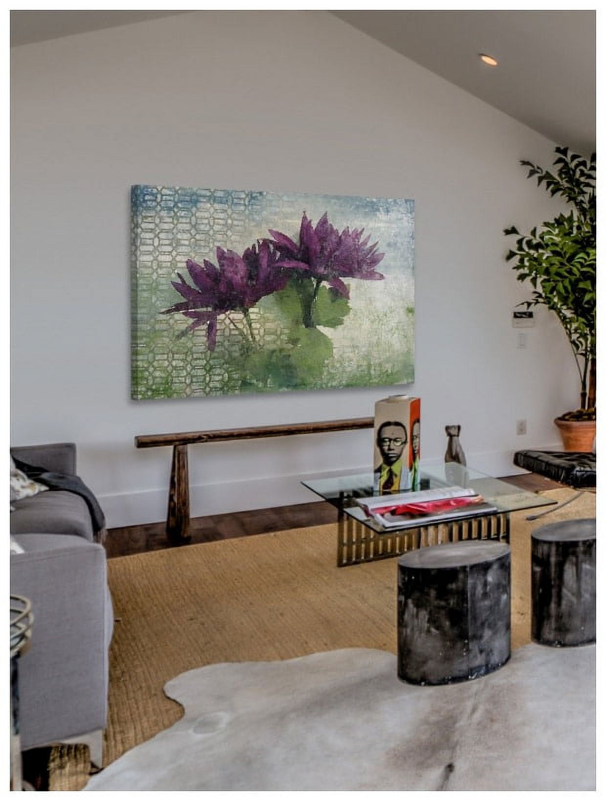 Marmont Hill - "Watercolor Garden 7" by Irena Orlov Painting Print on Wrapped Canvas