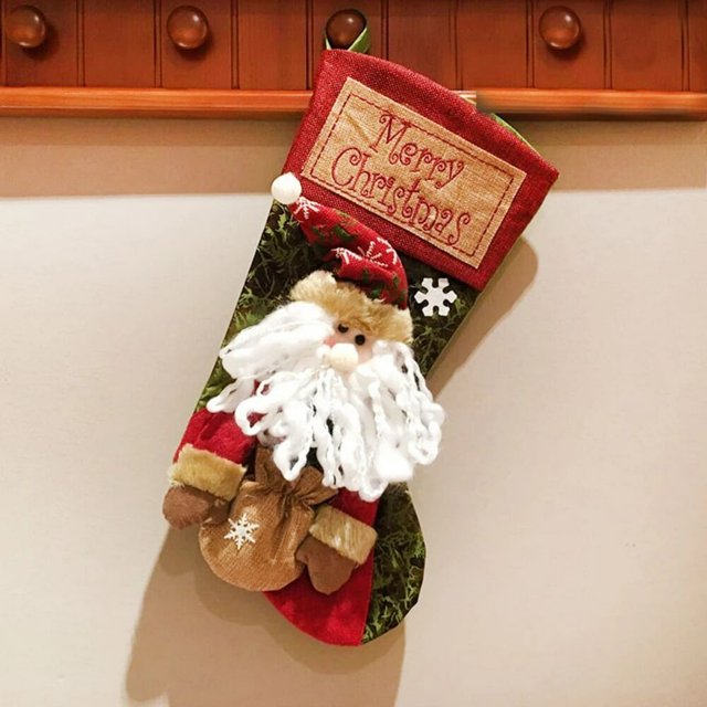 Christmas Stockings Sack Gift Candy Bag Elder