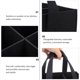 thumbnail image 3 of KAKOWELY 2Ud Bolsa De Regalo Para Vino En Fieltro Negro Elegante Y Resistente Para, 3 of 8
