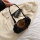 thumbnail image 2 of Bolso de hombro para mujer Bolso de nailon para axilas de moda para mujer (negro), 2 of 6