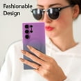 thumbnail image 5 of ELEHOLD for Samsung Galaxy S22 Ultra Case Compatible with MagSafe, Gradient TPU Shockproof Non-Slip Protective Slim Cover with Camera Lens Protector,Purple Gray, 5 of 5