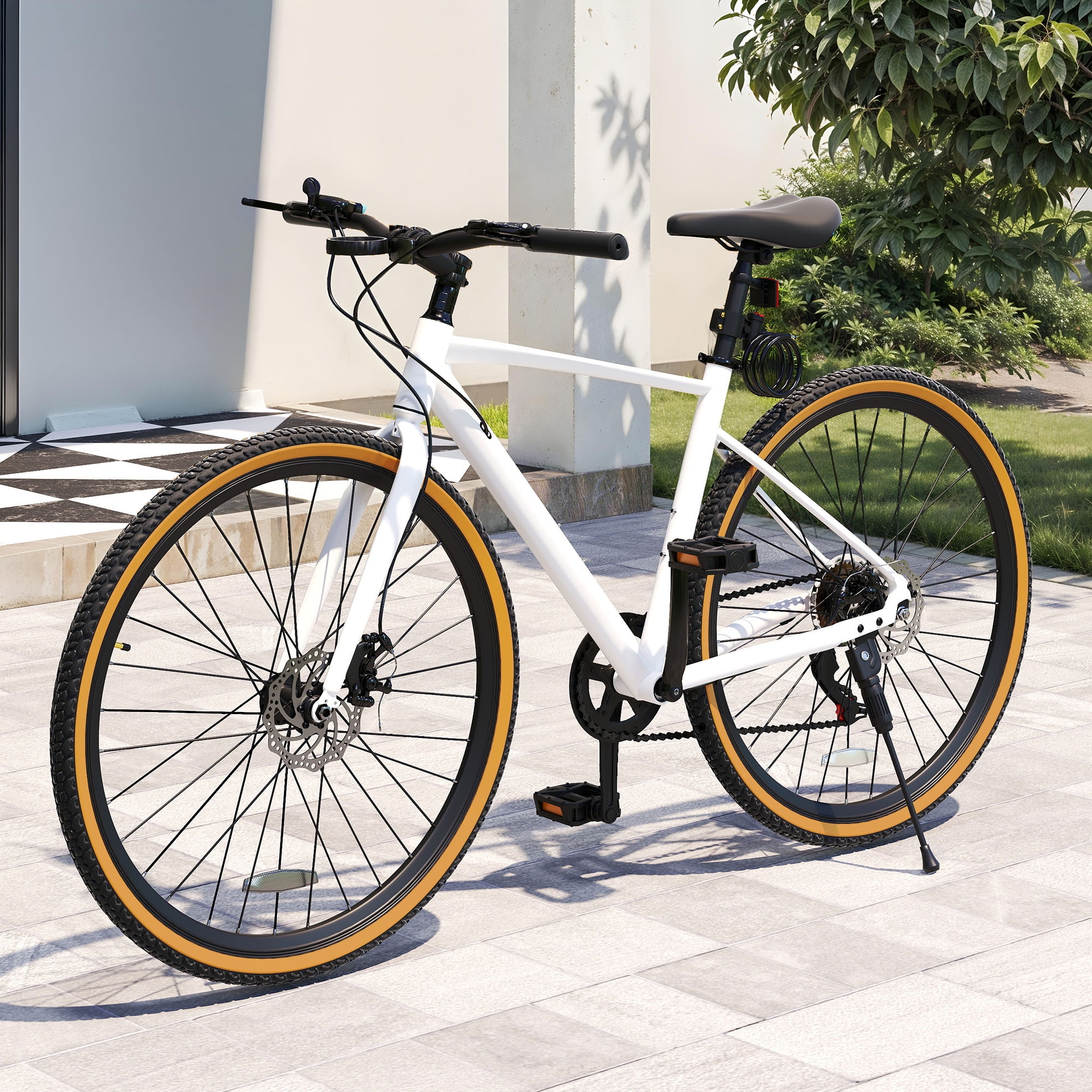 Pacific Bicycles 264017PB 700C Women's Trellis Hybrid Road Bike